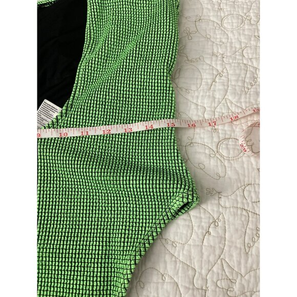 Cotton On Sz XL Textured Scoop One Piece Swimsuit Bathing Suit NEW - Picture 9 of 10